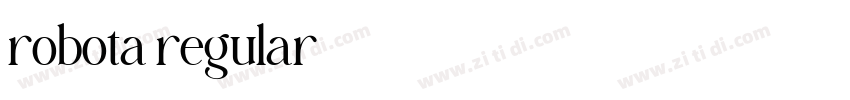 robota regular字体转换 robota regular字体转换